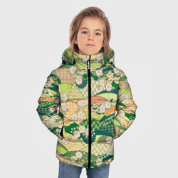 Зимняя куртка для мальчиков 3D Green fields - фото 2