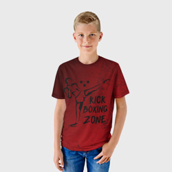 Детская футболка 3D Зона Кикбоксинга - фото 2