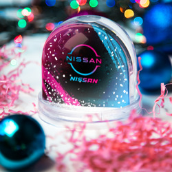 Игрушка Снежный шар Nissan - neon gradient - фото 2