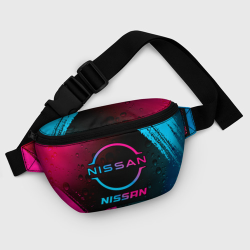 Поясная сумка 3D Nissan - neon gradient - фото 6