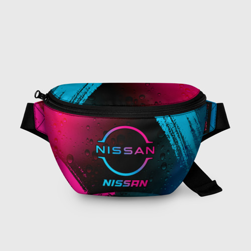 Поясная сумка 3D Nissan - neon gradient