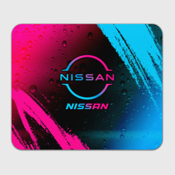 Прямоугольный коврик для мышки Nissan - neon gradient