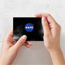 Поздравительная открытка Марк НАСА космос - фото 2