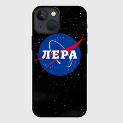 Чехол для iPhone 13 mini Лера НАСА космос