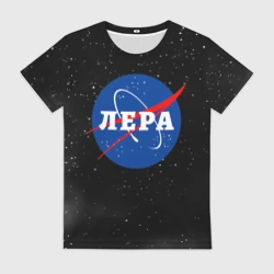 Женская футболка 3D Лера НАСА космос