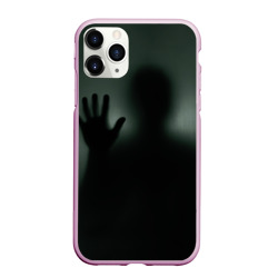 Чехол для iPhone 11 Pro Max матовый Хэллоуин - тень призрака