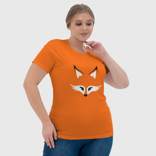 Женская футболка 3D с принтом Лиса, фото #4