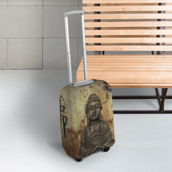 Чехол для чемодана 3D Статуя Будды - фото 2