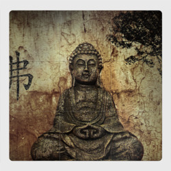 Магнитный плакат 3Х3 Статуя Будды
