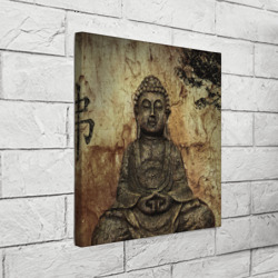 Холст квадратный Статуя Будды - фото 2