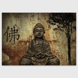 Поздравительная открытка Статуя Будды