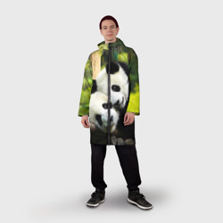 Мужской дождевик 3D Влюблённые панды - фото 2