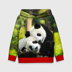 Детская толстовка 3D Влюблённые панды