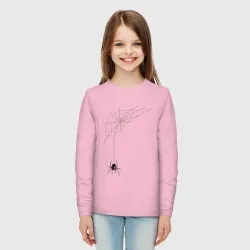 Детский лонгслив хлопок Паучок на паутинке - фото 2