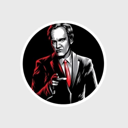 Наклейка Квентин Тарантино красавчик
