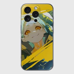 Чехол для iPhone 16 Pro Max силиконовый с защитой камеры Киберпанк: Бегущие по краю Ребекка