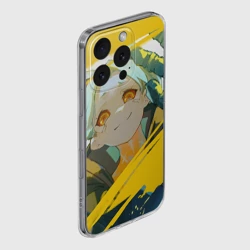 Чехол для iPhone 16 Pro Max силиконовый с защитой камеры Киберпанк: Бегущие по краю Ребекка - фото 2