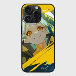 Чехол силиконовый для Apple iPhone 15 Pro матовый Киберпанк: Бегущие по краю Ребекка