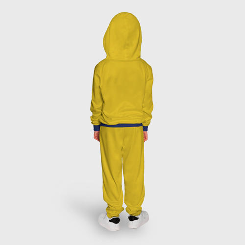 Детский костюм с толстовкой 3D Киберпанк: Бегущие по краю Ребекка, цвет синий - фото 4