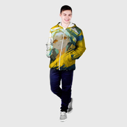 Мужская куртка 3D Киберпанк: Бегущие по краю Ребекка - фото 2