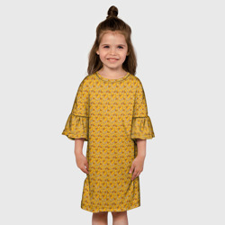 Детское платье 3D Паттерн с утятами - фото 2