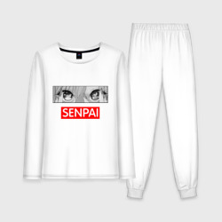 Женская пижама с лонгсливом хлопок Глаза Марин Китагавы: senpai