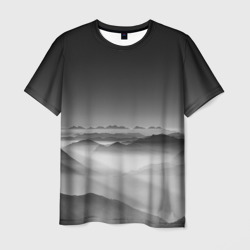 Туманные горы – Мужская футболка 3D с принтом купить со скидкой в -23%