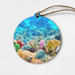 Деревянная игрушка круг Дно морское