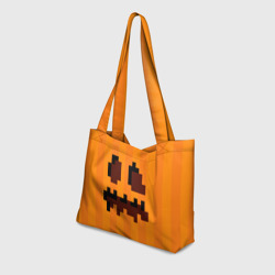 Пляжная сумка 3D Тыква - Майнкрафт - Хеллоуин - фото 2