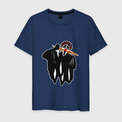 Крик деревня дураков – Мужская футболка хлопок с принтом купить со скидкой в -20%