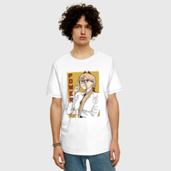 Мужская футболка хлопок Oversize Милая Пауэр - фото 2