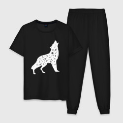 Мужская пижама хлопок Созвездие волка - волк из звезд