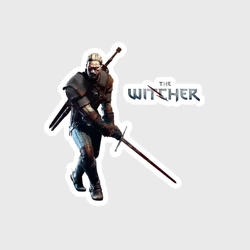 Наклейка Ведьмак с мечом