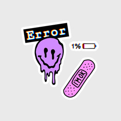 Наклейка Error smile