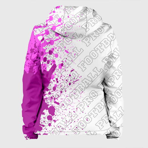 Женская куртка 3D с принтом Liverpool pro football: по-вертикали, вид сзади #1
