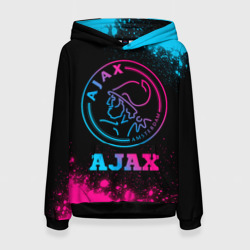 Женская толстовка 3D Ajax - neon gradient