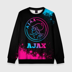 Детский свитшот 3D Ajax - neon gradient