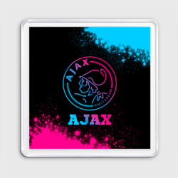 Магнит 55*55 Ajax - neon gradient