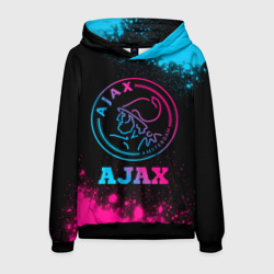 Мужская толстовка 3D Ajax - neon gradient