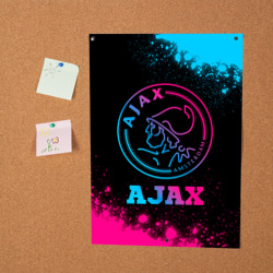 Постер Ajax - neon gradient - фото 2