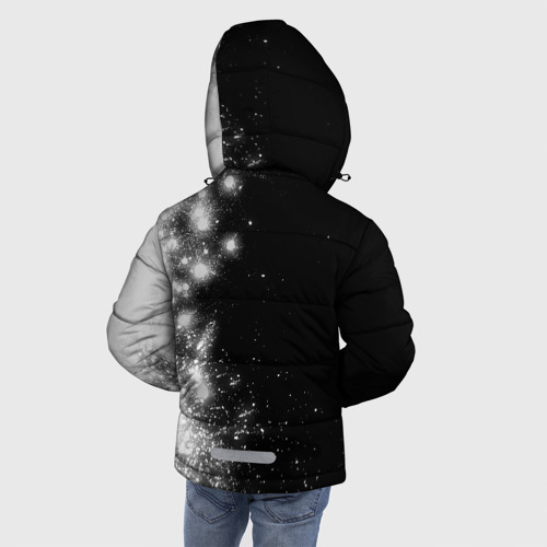 Зимняя куртка для мальчиков 3D Таргетолог из России и герб РФ: по-вертикали, цвет черный - фото 4