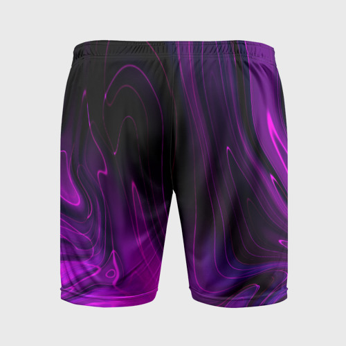 Мужские шорты спортивные Green Day violet plasma, цвет 3D печать - фото 2