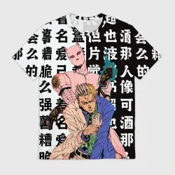 Мужская футболка 3D Кирай Йошикаге - JoJo