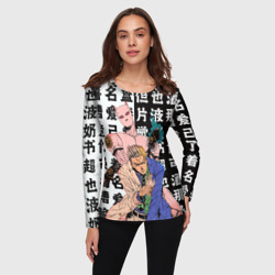 Женский лонгслив 3D Кирай Йошикаге - JoJo - фото 2