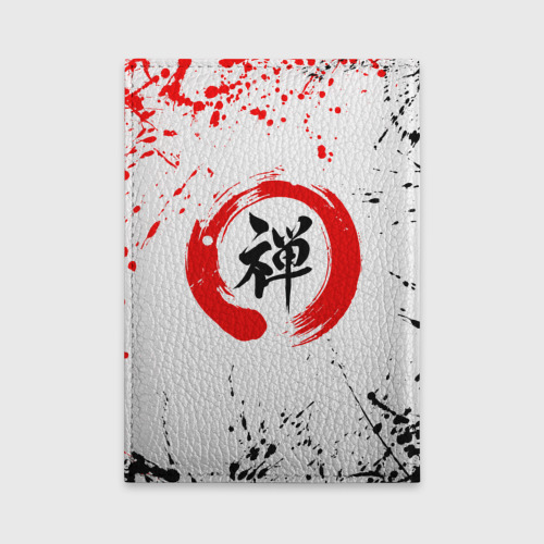 Обложка для автодокументов Самурай хранитель, цвет черный - фото 2