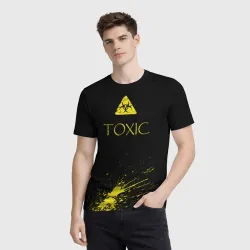 Мужская футболка 3D Toxic - Биологическая опасность - фото 2