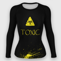 Женский рашгард 3D Toxic - Биологическая опасность