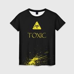 Женская футболка 3D Toxic - Биологическая опасность