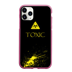Чехол для iPhone 11 Pro Max матовый Toxic - Биологическая опасность