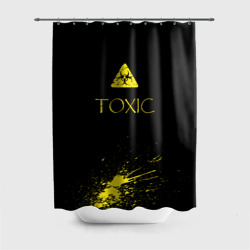 Штора 3D для ванной Toxic - Биологическая опасность